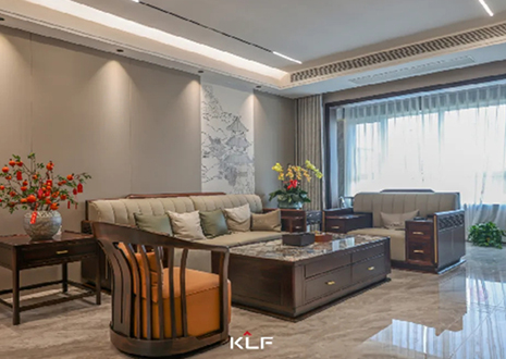 KLF全屋記 | 138㎡現(xiàn)代新中式之家，勾勒古典國風(fēng)雅韻
